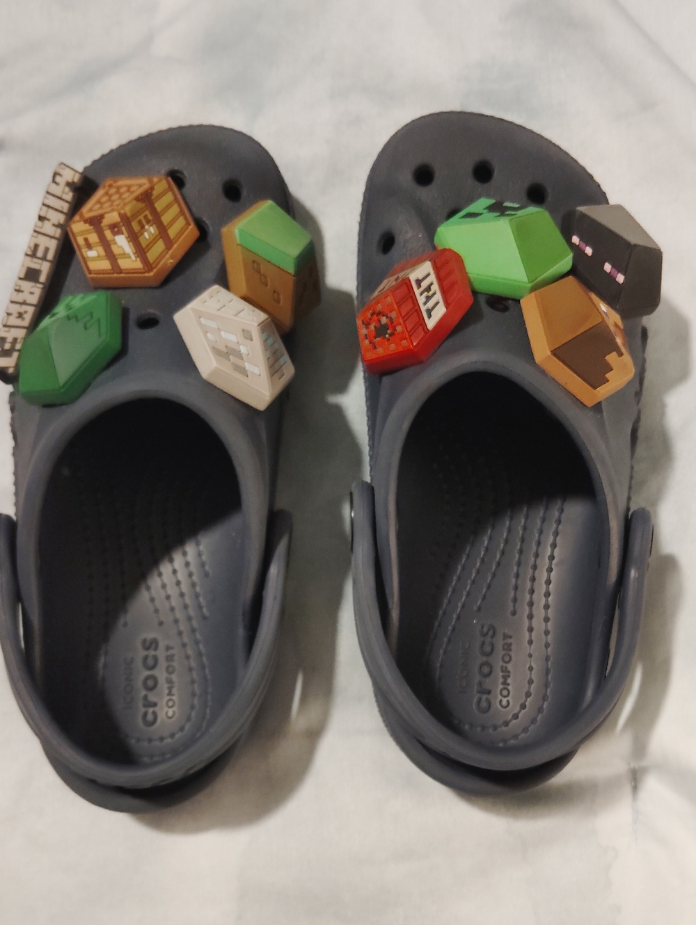 Minecraft Crocs Shoes Blue